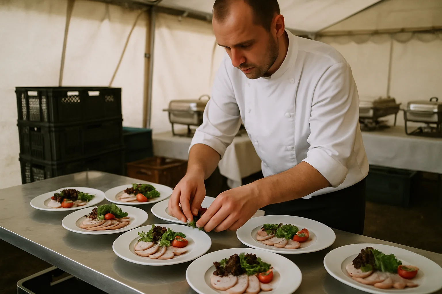Zielony Talerzyk — catering dowożony na eventy Lublin