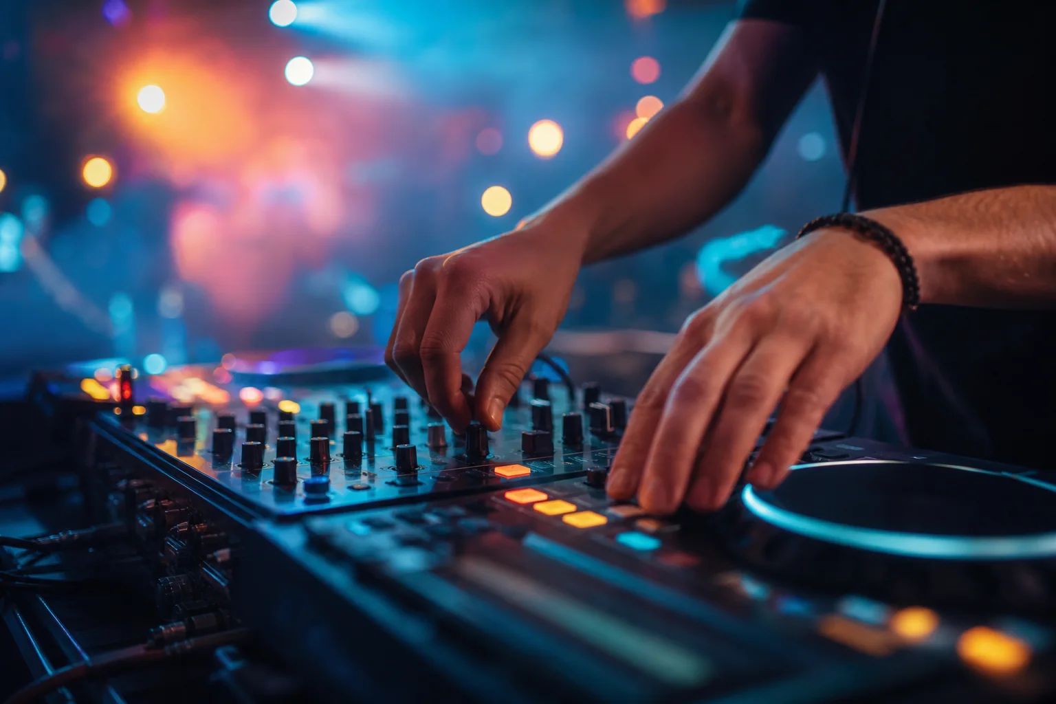 DJ z nagłośnieniem — oświetlenie taneczne (do 8 godz.)