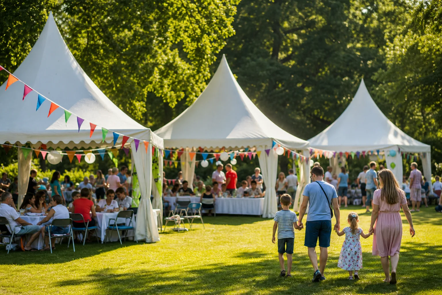 Hale namiotowe na event — namioty bankietowe, w Białymstoku