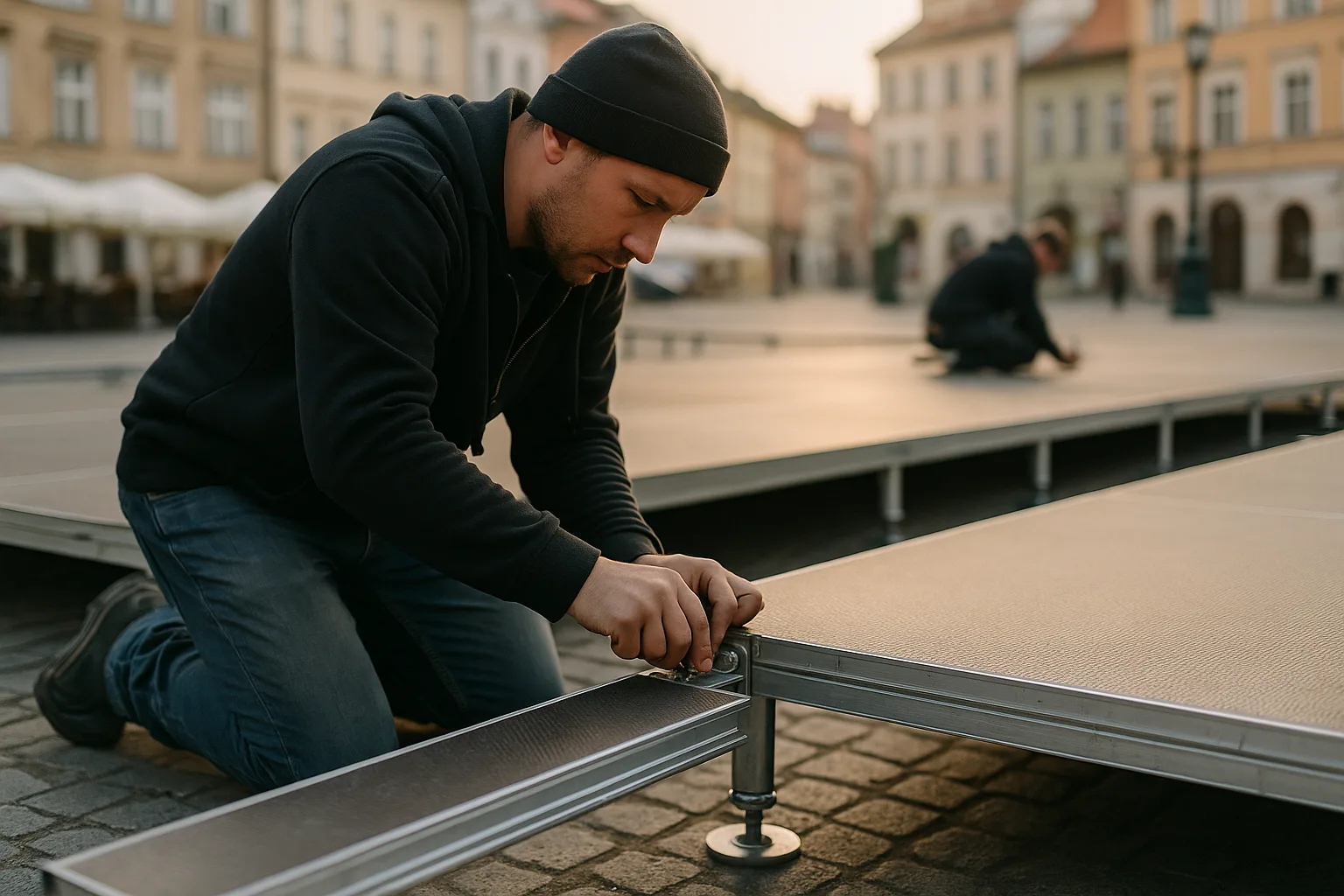 MK Event Albert Król — scena mobilna z zadaszeniem Lublin