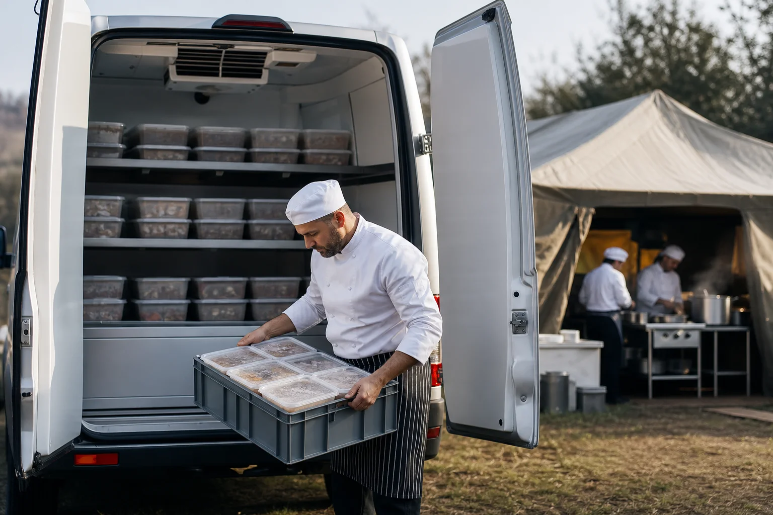 Logistyka imprez — logistyka wielolokalizacyjna, w Gdańsku